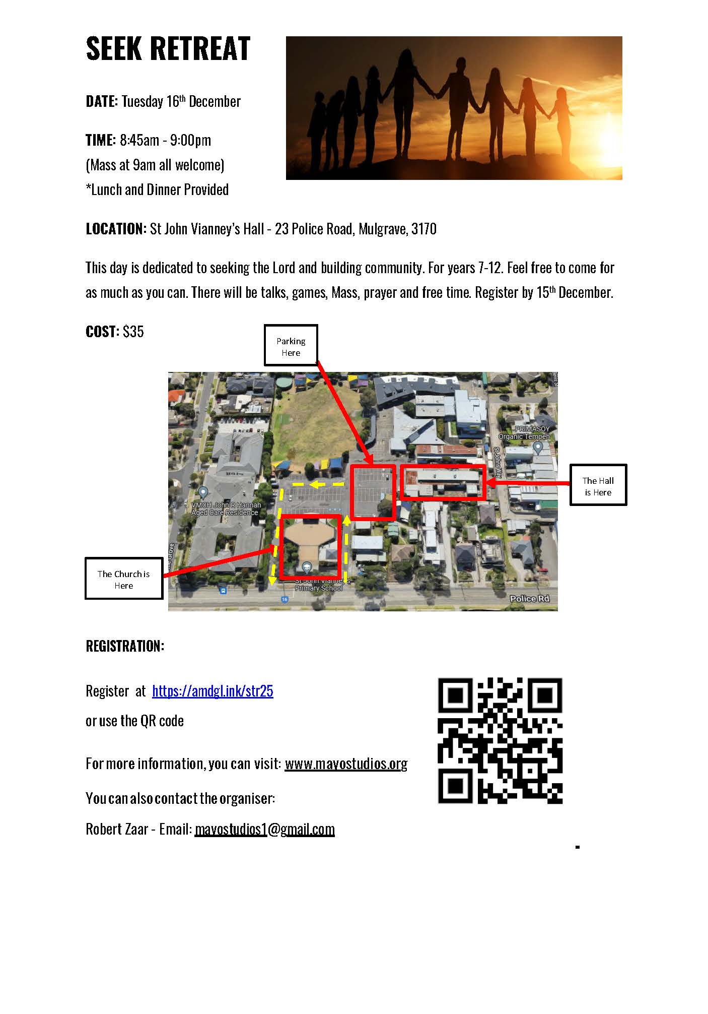 Seek Retreat Registration